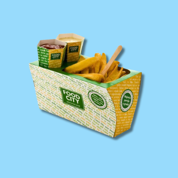 Custom French Fries ​Packaging Boxes