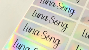 Custom Holographic Sticker Labels