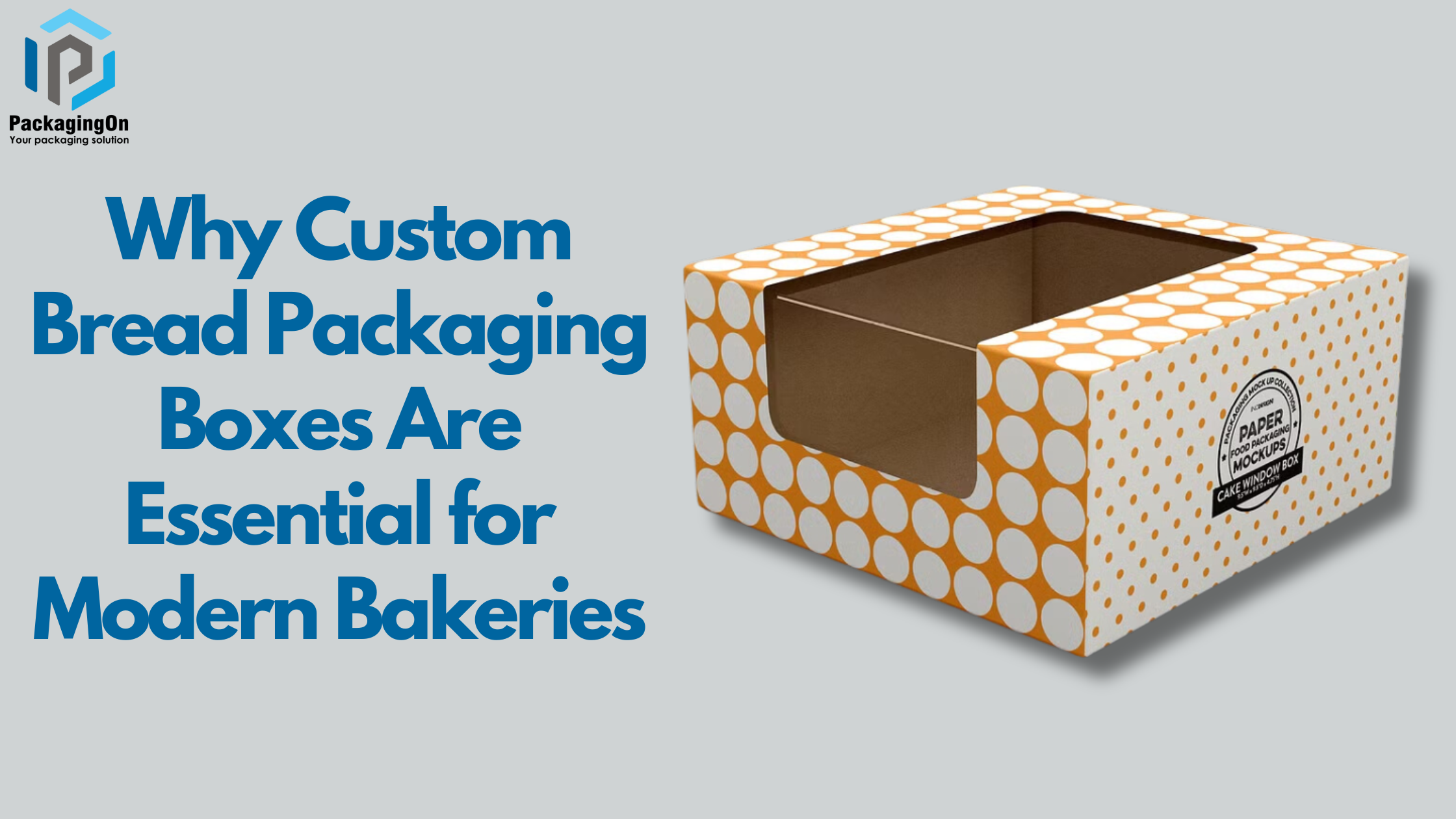 Custom bread packaging boxes