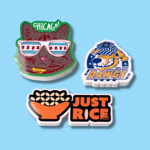 Custom Die Stickers - Packaging On - USA
