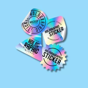 Custom Holographic Stickers - Packaging On - USA - AUSTRALIA