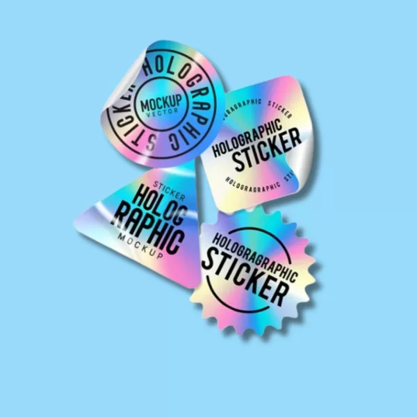 Custom Holographic Stickers - Packaging On - USA - AUSTRALIA