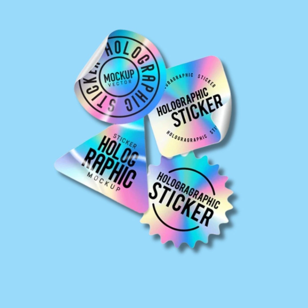 Custom Holographic Stickers - Packaging On - USA - AUSTRALIA
