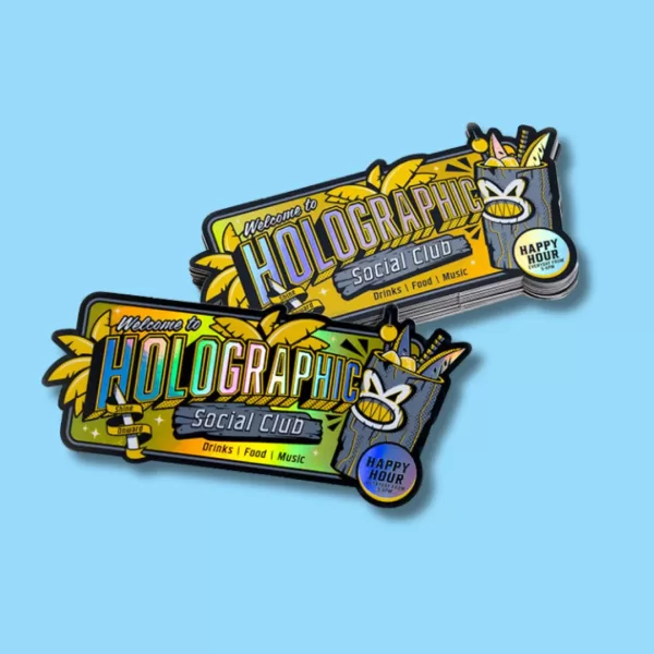 Custom Holographic Stickers - Packaging On - USA - AUSTRALIA