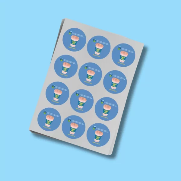 Custom Round Sheet Labels Packaging On - USA - AUSTRALIA