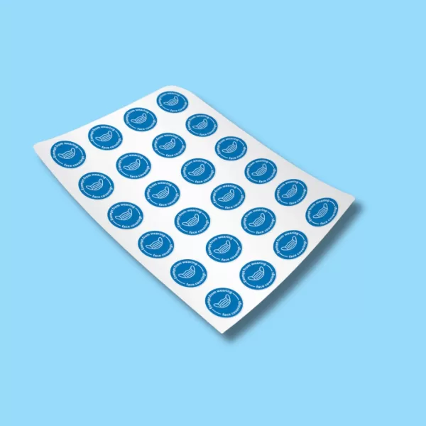 Custom Round Sheet Labels Packaging On - USA - AUSTRALIA