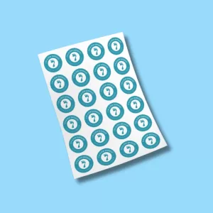 Custom Round Sheet Labels Packaging On - USA - AUSTRALIA