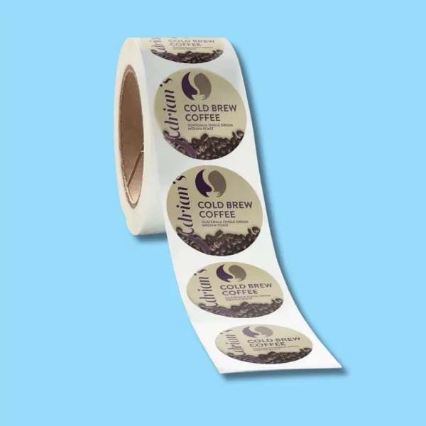 Custom Round Stickers Packaging On - USA - AUSTRALIA