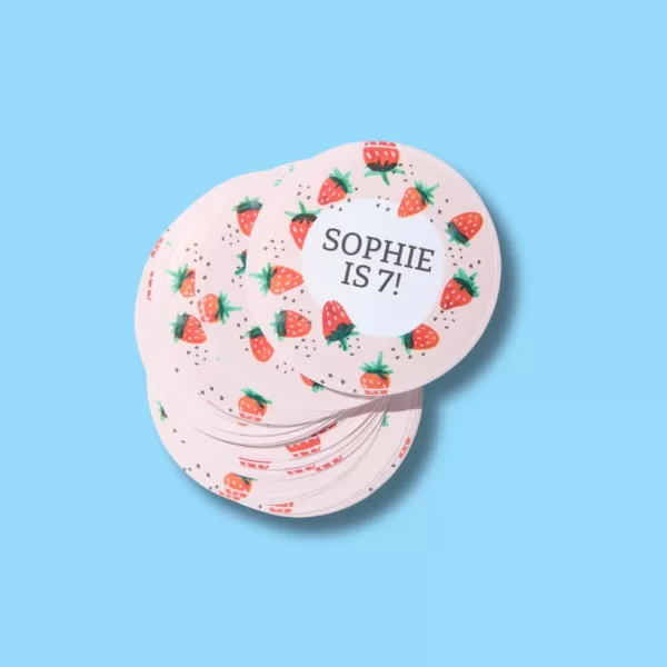 Custom Round Stickers Packaging On - USA - AUSTRALIA