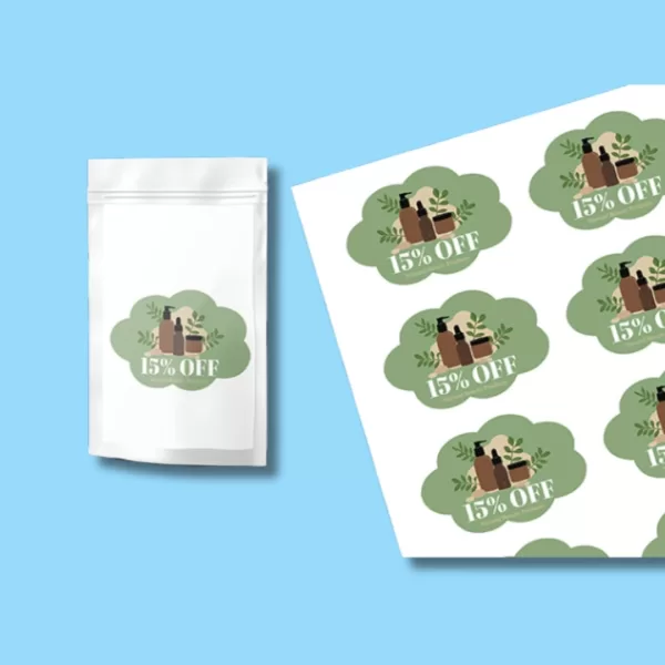 Custom Shape Sticker​ Packaging On - USA - AUSTRALIA
