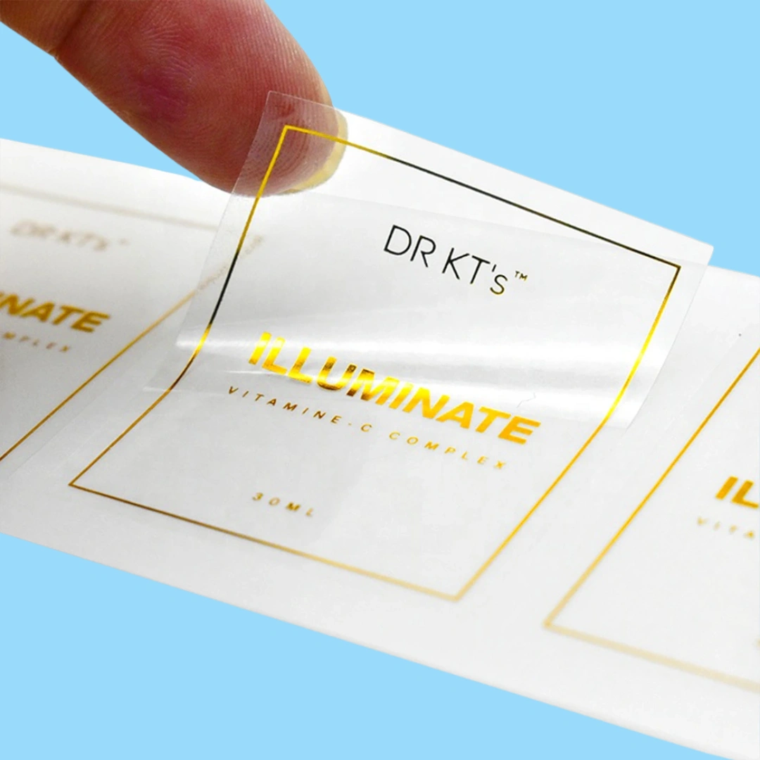 Custom Transparent Stickers Packaging On - USA - AUSTRALIA
