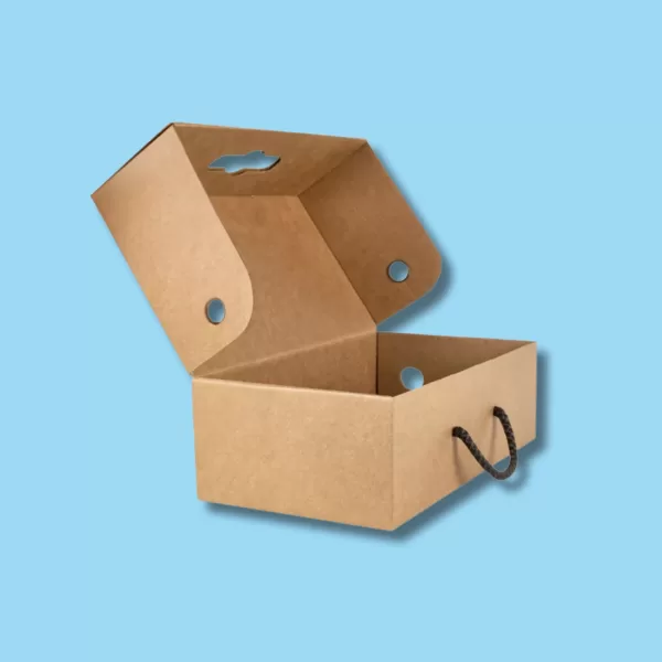 Cardboard Box With Handle | Packaging On | USA