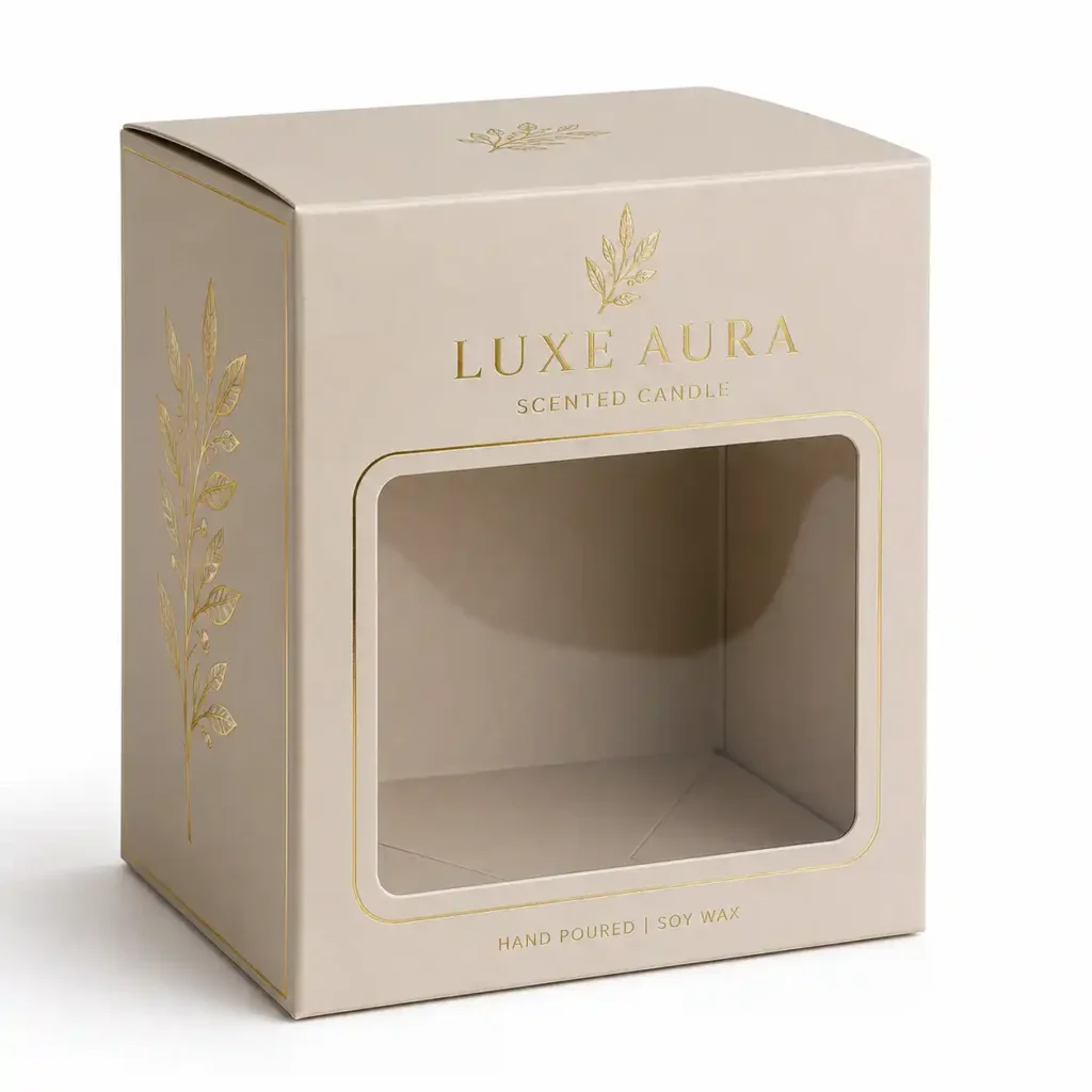 custom box with foiling